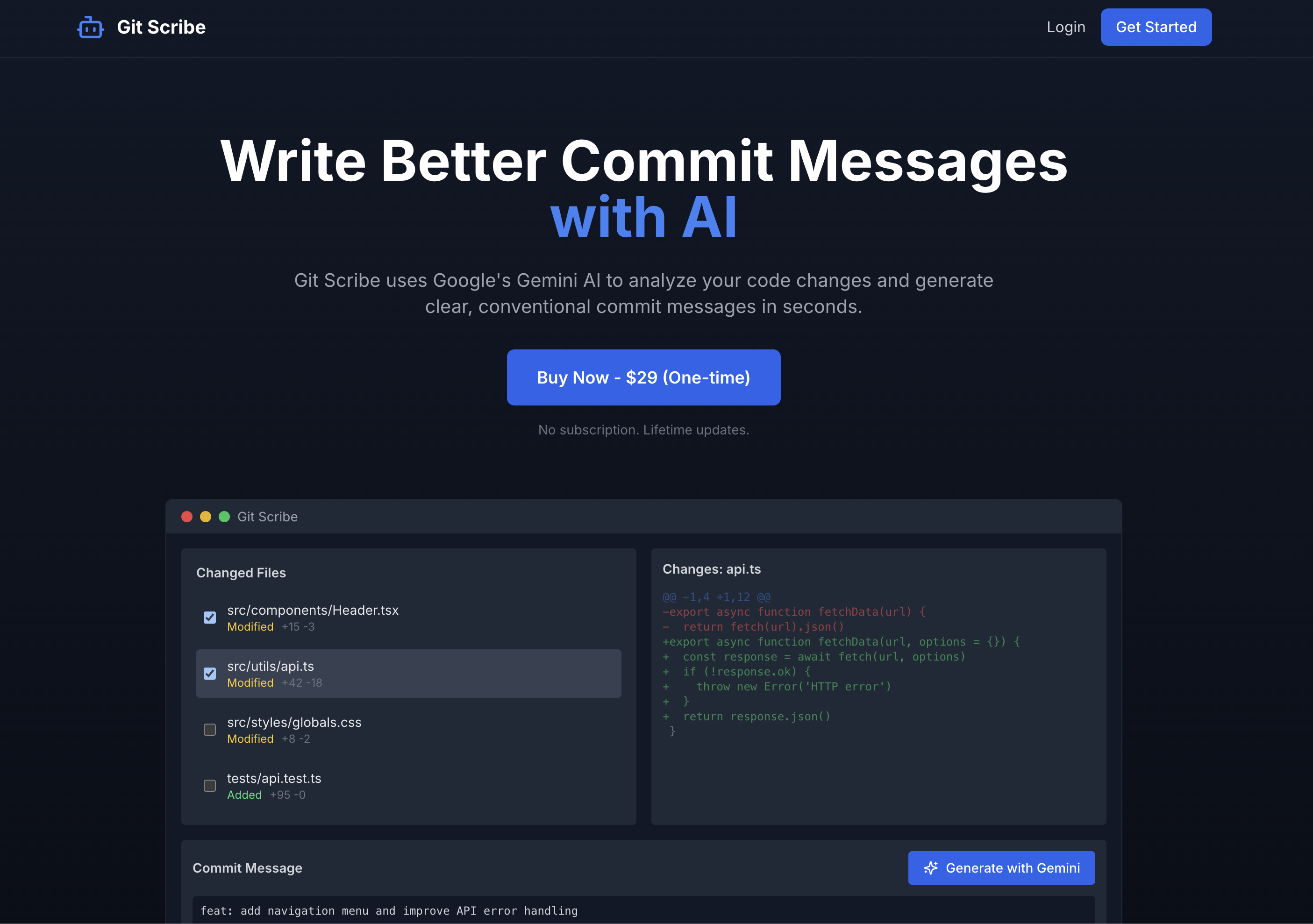 Git Scribe Screenshot
