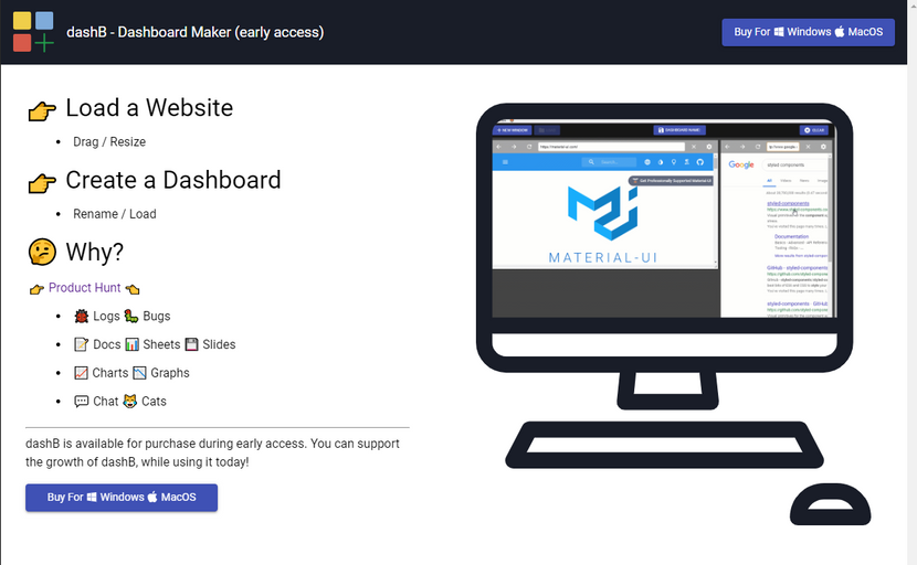 DashB Screenshot