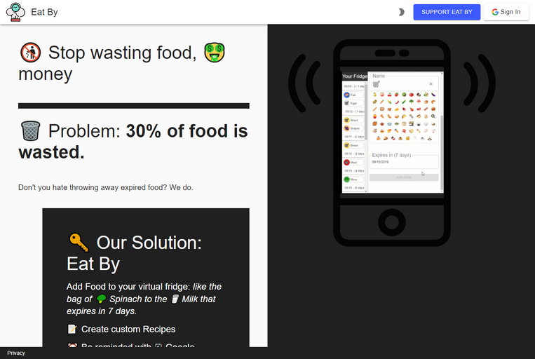Eat By Screenshot