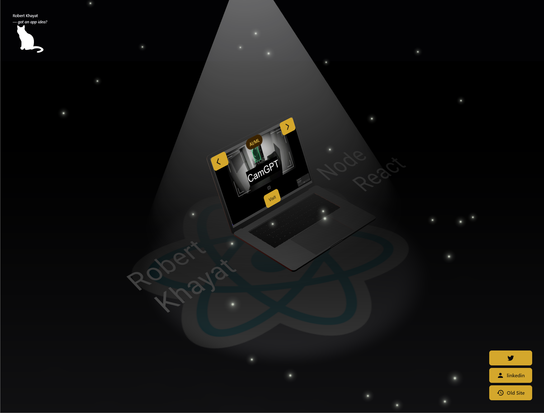 3D Portfolio Screenshot