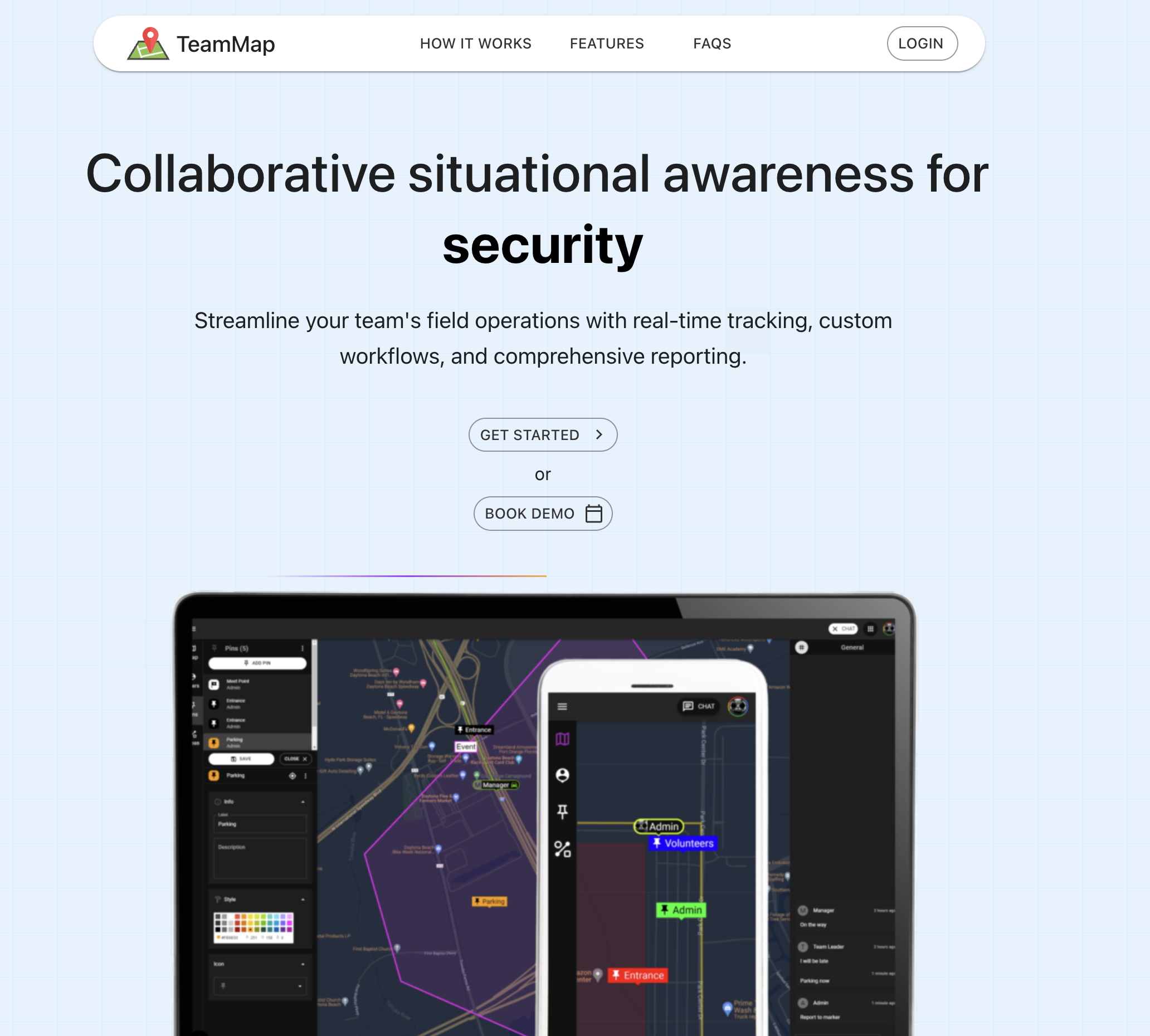 TeamMap Screenshot