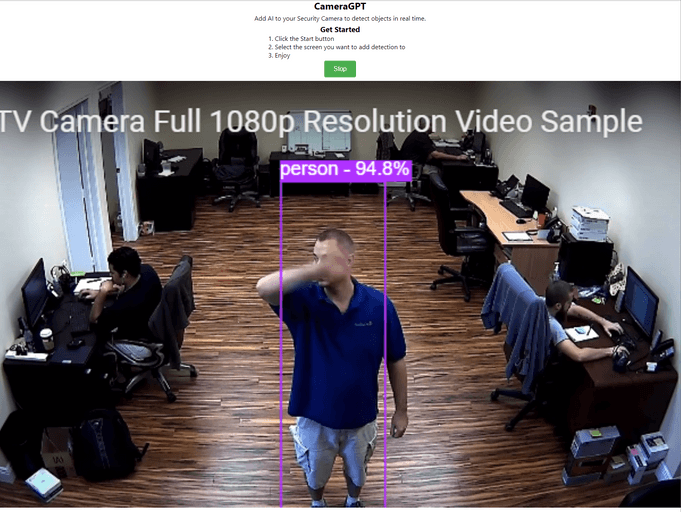 CamGPT Screenshot