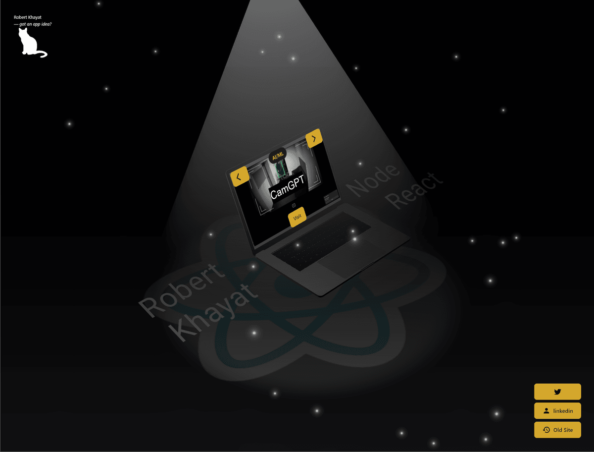 3D Portfolio Screenshot